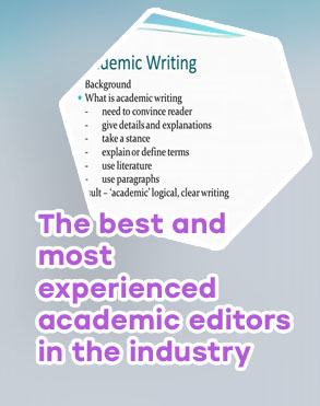 Academic editing companies