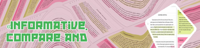 Argumentative writing uses comparison and contrast