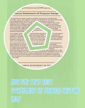 Best statement of purpose writing service