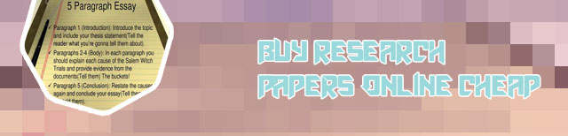 Buy cheap research paper