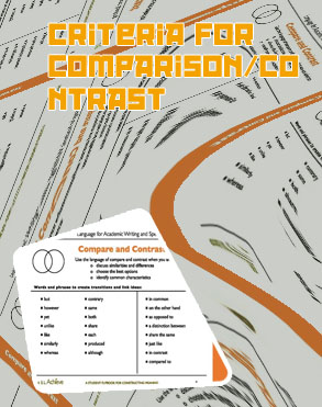 Compare and contrast words examples