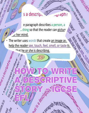 Descriptive writing structure
