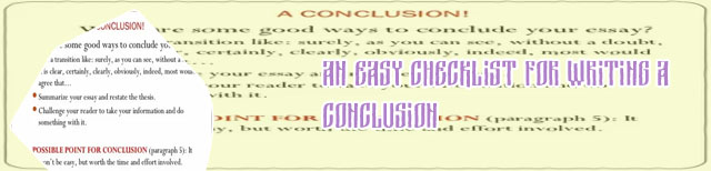 How to write a good conclusion for essay