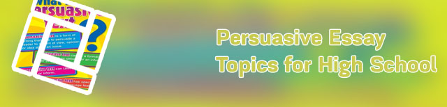 Issues for persuasive writing