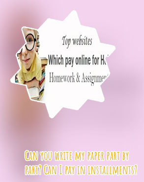 Pay for a writing assignment
