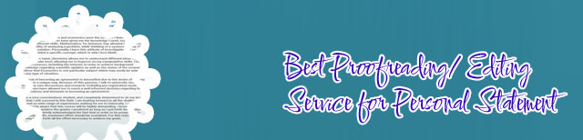 Personal statement proofreading