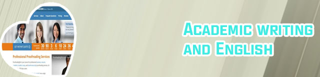 Proofreading english academic