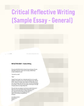 Reflective piece of writing example