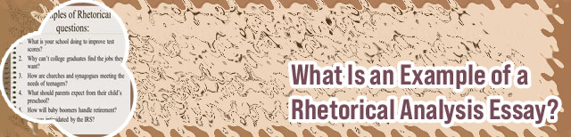Rhetorical analysis essay example of a speech