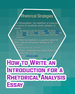 Rhetorical analysis introduction example
