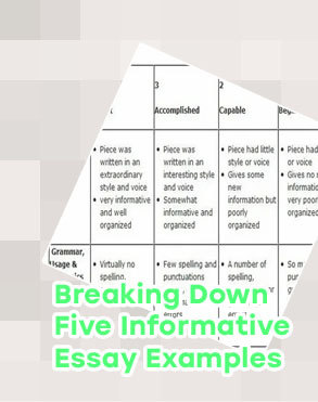 Short informative essay examples for high school