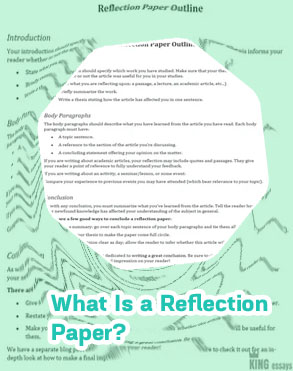 Thesis for a reflection paper