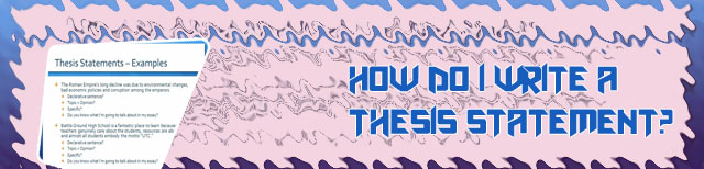 Write my thesis statement free